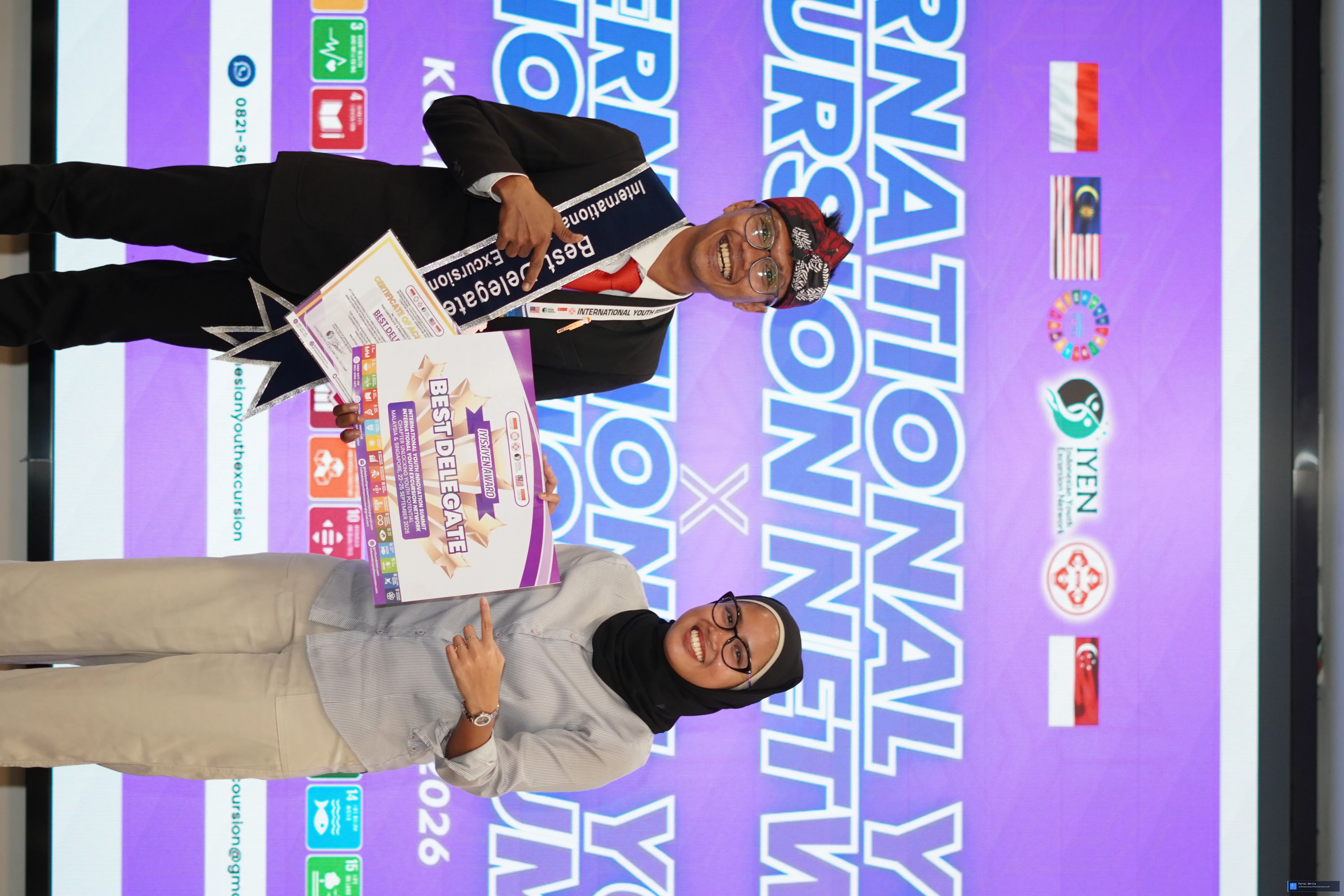 Mahasiswa Doktoral Ilmu Manajemen UMM Raih Dua Kali Best Delegate di IYEN Nasional dan Internasional